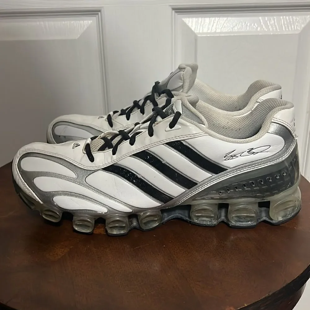 🔥🏈 RARE VINTAGE ADIDAS‎ REGGIE BUSH MICROBOUNCE Men Sz 11.5 RUNNING SHOES NFL
